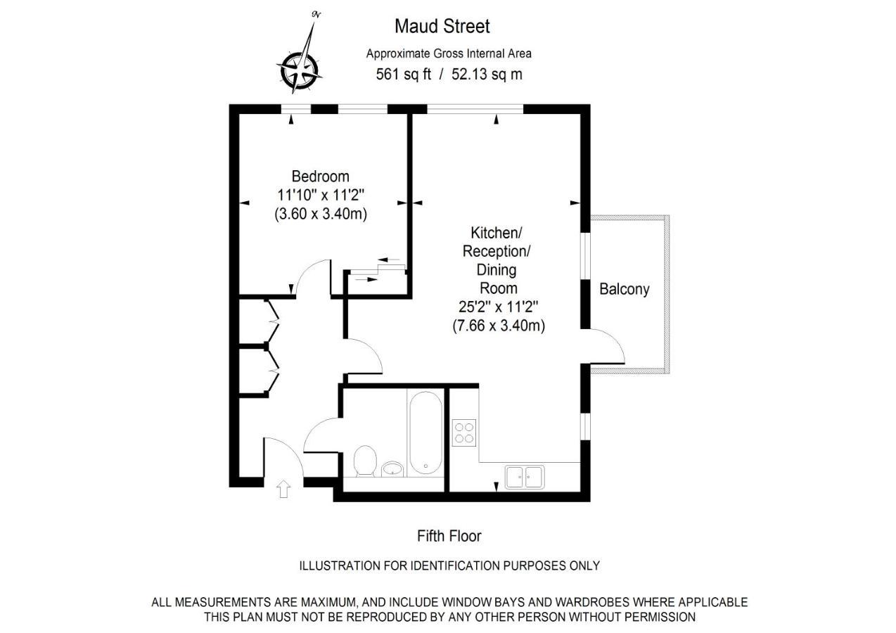 Apartament Spacious & Modern 1 Bedroom Close To Station In E16 *